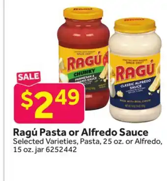 Stop&Shop Ragú pasta or alfredo sauce offer