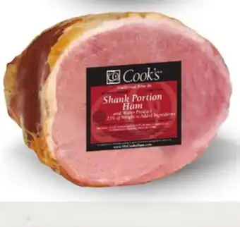 Stop&Shop Cook's ham butt portion offer