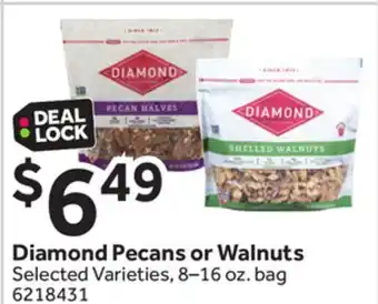 Stop&Shop Diamond pecans or walnuts offer