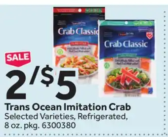 Stop&Shop Trans ocean imitation crab offer