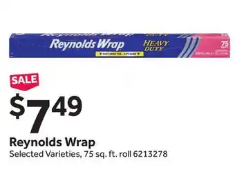 Stop&Shop Reynolds wrap offer