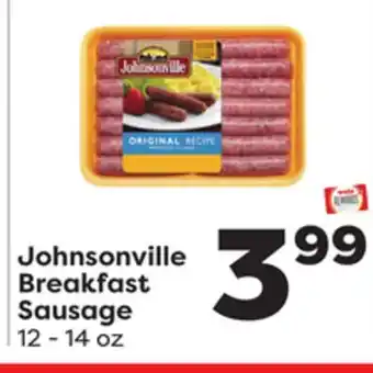 Weis Markets Johnsonville breakfast sausage offer