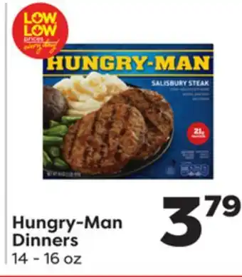 Weis Markets Hungry-man dinners offer