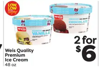 Weis Markets Weis quality premium ice cream offer