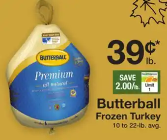 The Fresh Grocer Frozen turkey offer