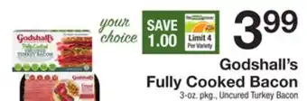 The Fresh Grocer Fully cooked bacon offer