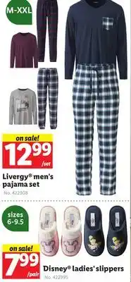 Lidl Livergy men's pajama set offer