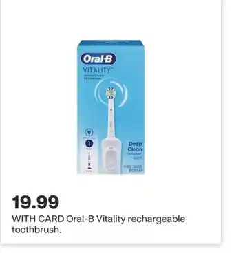 CVS Oral-b vitality rechargeable toothbrush offer