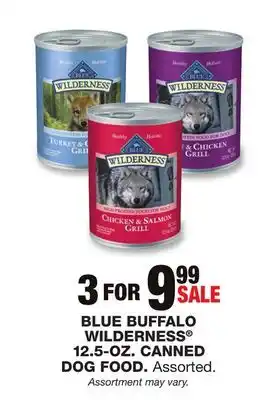 Blain's Farm & Fleet Blue buffalo wilderness 12.5-oz. canned dog food offer