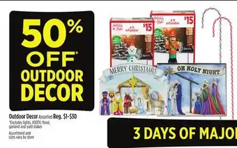 Dollar General Outdoor decor offer