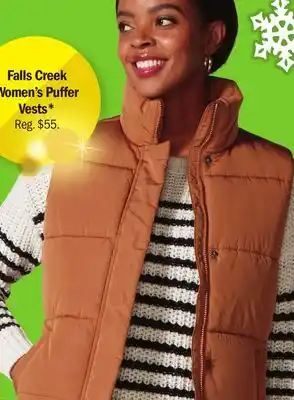 Meijer Falls creek women's puffer vests offer