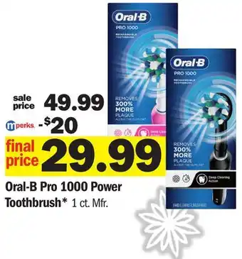 Meijer Oral-b pro 1000 power toothbrush offer