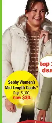 Meijer Sebby women's mid length coats offer
