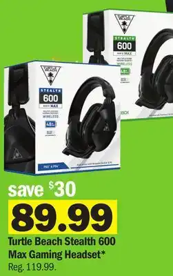Meijer Turtle beach stealth 600 max gaming headset offer