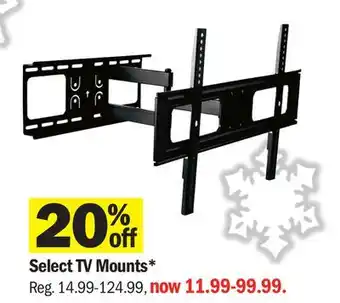 Meijer Select tv mounts offer