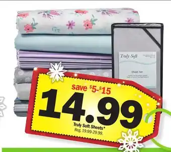 Meijer Truly soft sheets offer