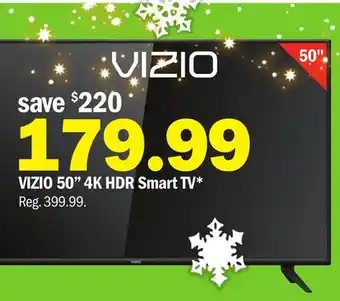 Meijer Vizio 50 4k hdr smart tv offer
