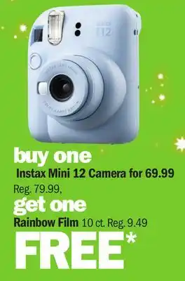 Meijer Instax mini 12 camera offer