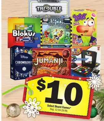 Meijer Select board games offer