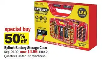 Meijer Bytech battery storage case offer