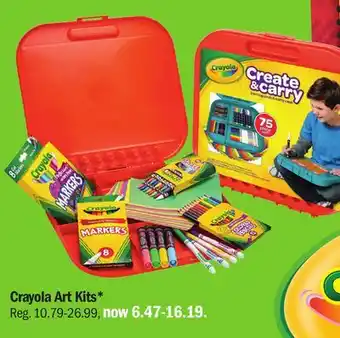 Meijer Crayola art kits offer