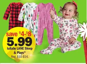 Meijer Lullaby lane sleep & plays offer