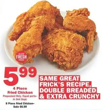 Schnucks 4 Piece Fried Chicken offer