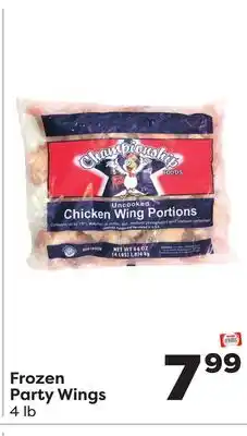 Weis Markets Frozen party wings offer