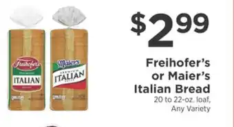 ShopRite Italian bread offer