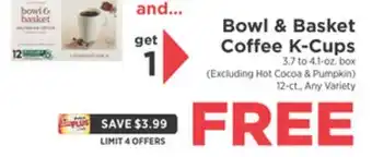 ShopRite Coffee k-cups offer