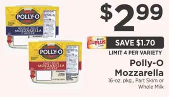 ShopRite Mozzarella offer