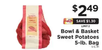 ShopRite Sweet potatoes 5-lb. bag offer