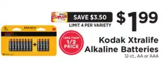ShopRite Xtralife alkaline batteries offer