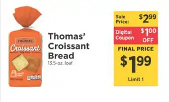 ShopRite Croissant bread offer