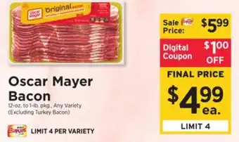 ShopRite Bacon offer