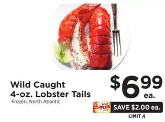 ShopRite Wild caught 4-oz. lobster tails offer