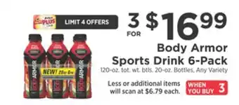 ShopRite Sports drink 6-pack offer