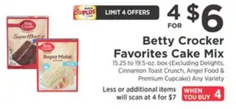 ShopRite Favorites cake mix offer