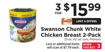 ShopRite Chunk white chicken breast 2-pack offer
