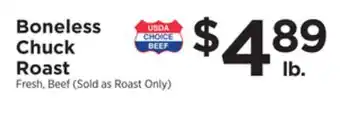 ShopRite Boneless chuck roast offer