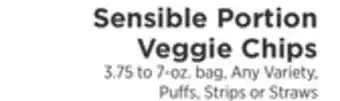 ShopRite Sensible portion veggie chips offer
