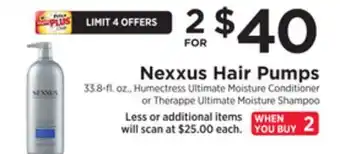 ShopRite Hair pumps offer