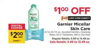 ShopRite Micellar skin care offer