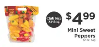 ShopRite Mini sweet peppers offer