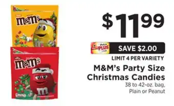 ShopRite Party size christmas candies offer