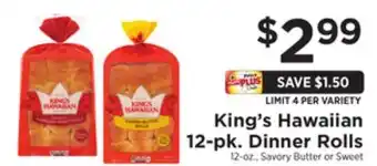 ShopRite 12-pk. dinner rolls offer