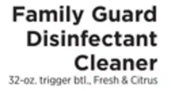 ShopRite Disinfectant cleaner offer