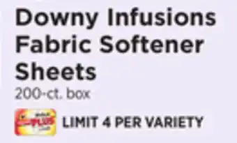 ShopRite Infusions fabric softener sheets offer