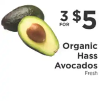 ShopRite Organic hass avocados offer