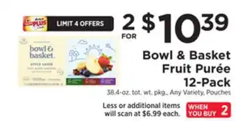 ShopRite Fruit purée 12-pack offer